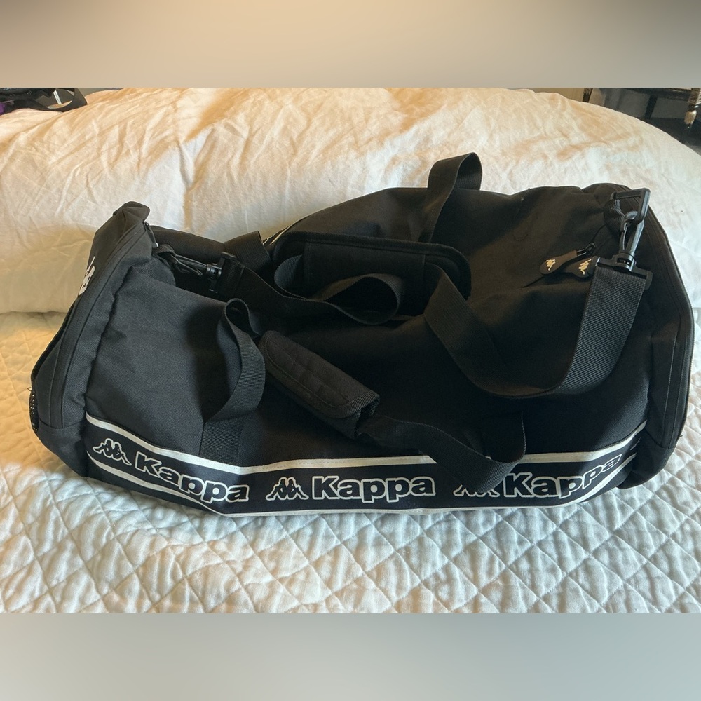 Black kappa gym bag